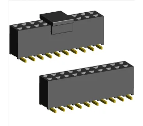 2.00mm PCB Socket Double Rows SMD Type with Cap.(H=6.35)